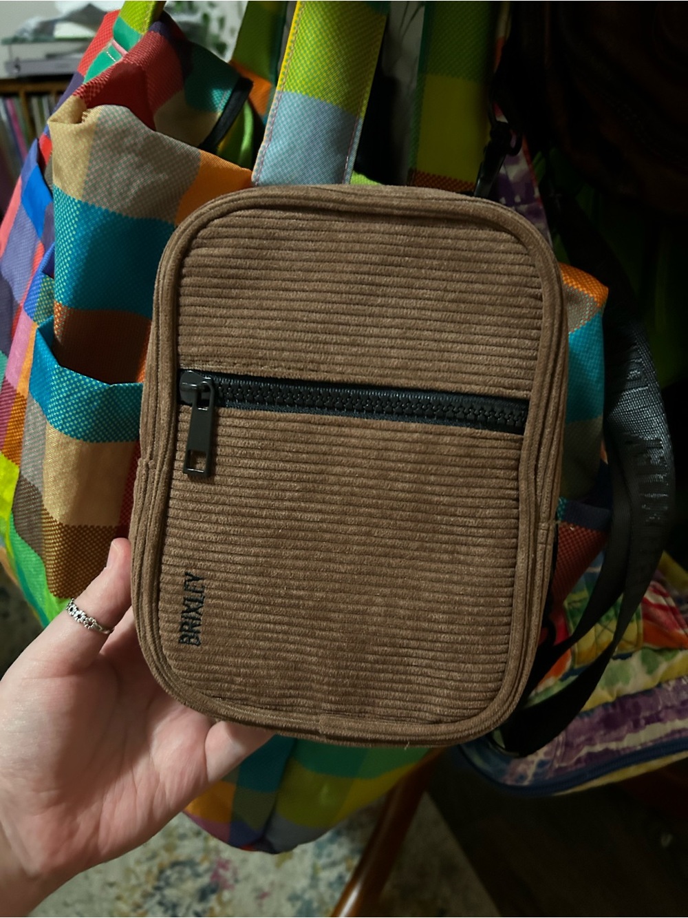 BRIXLEY Corduroy Teddy Crossbody